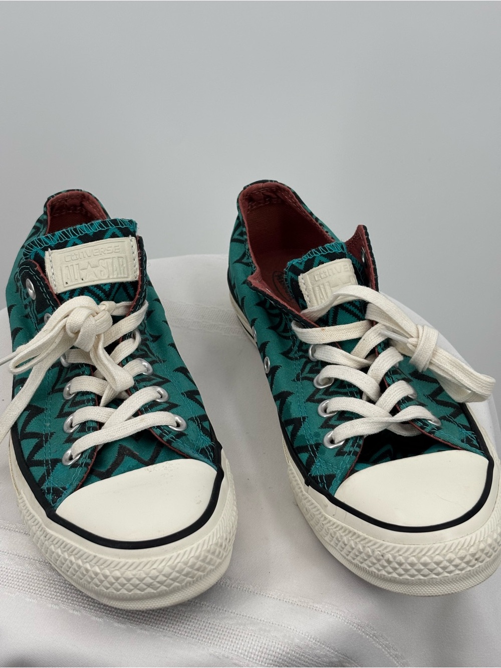 Converse X Missoni Zigzag Teal/Black Sneakers Women’s Size 9 Men’s 7 - Picture 1 of 9